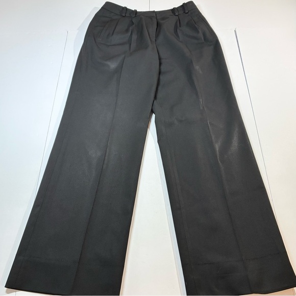 Brooks Brothers Pants Womens 6 100% Wool Black Fully Lined Trouser Preppy Office - Picture 1 of 5